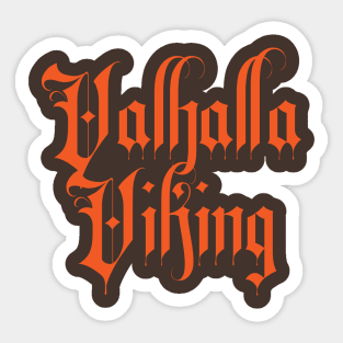 Valhalla Viking Sticker